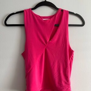 Vibrant Pink Sleeveless Top